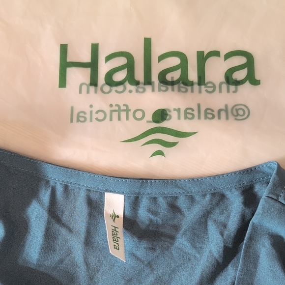 HALARA Asymmetrical Teal Dress - Picture 8 of 9